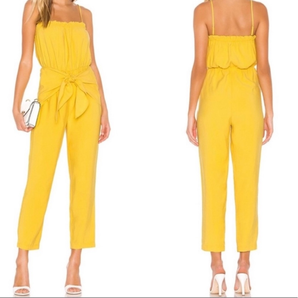 BCBGeneration Yellow Jumpsuit